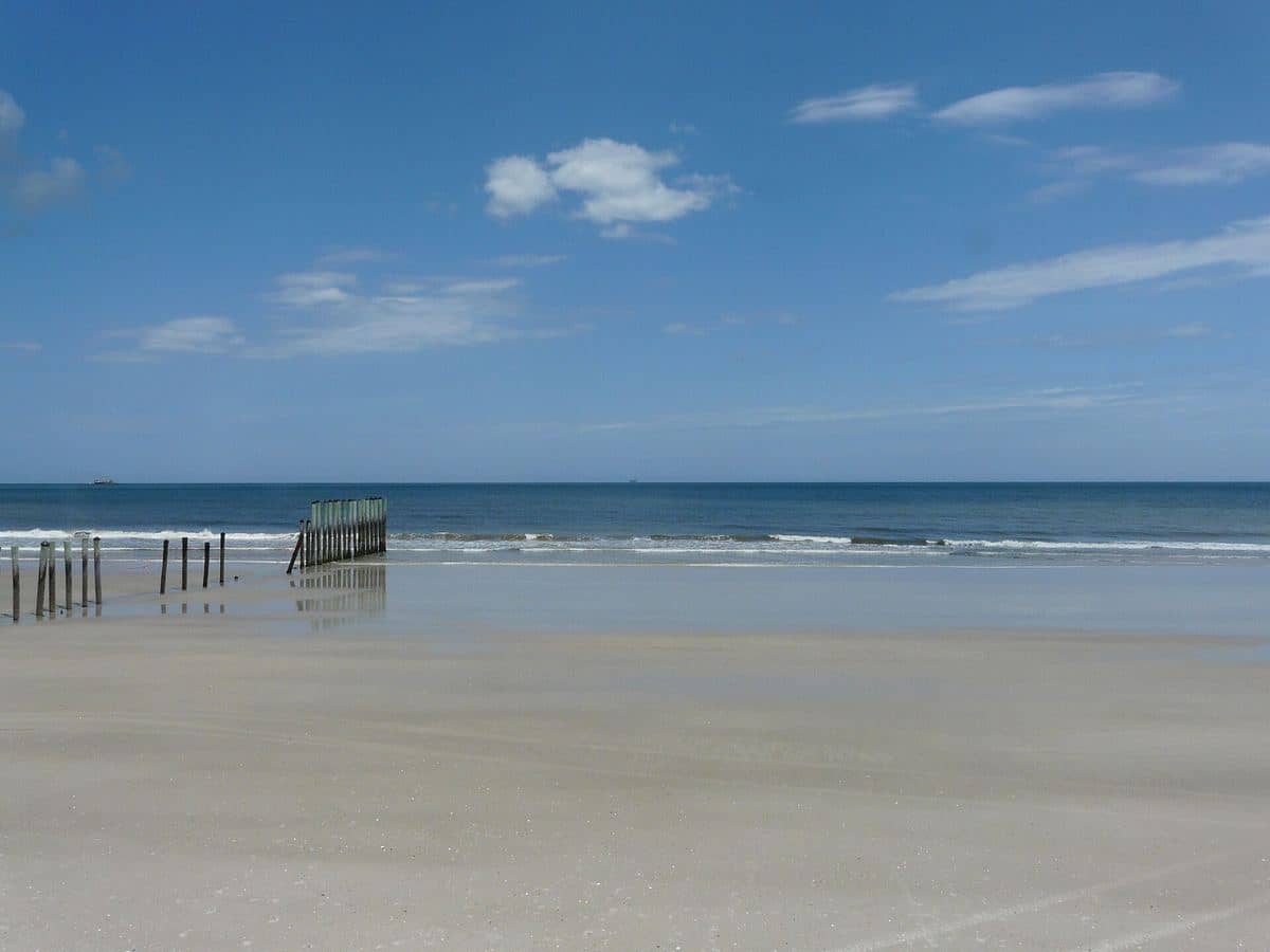Beach at Hanna Park near Mayport, Florida